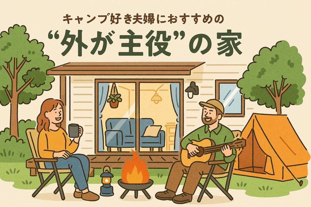 キャンプ好き夫婦におすすめの&ldquo;外が主役&rdquo;の家〜自然とともに暮らす、そんな毎日を家の中にも〜