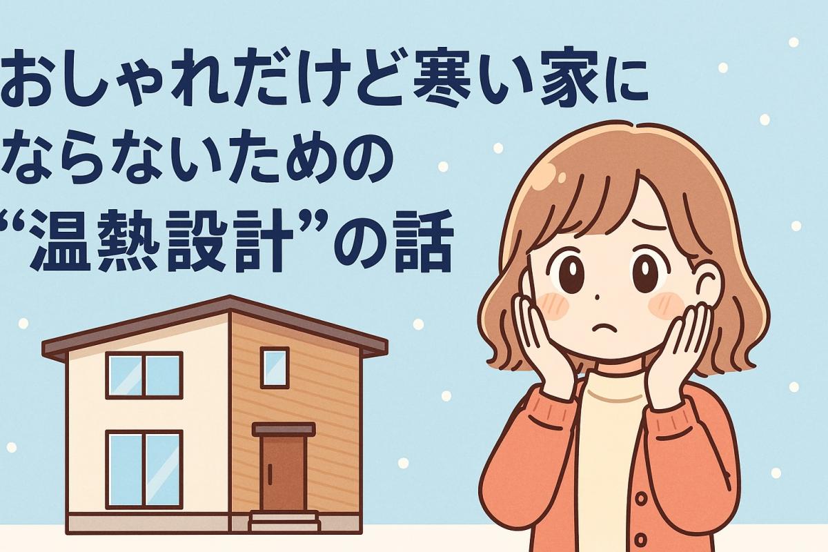 【おしゃれだけど寒い家】にならないための&ldquo;温熱設計&rdquo;の話