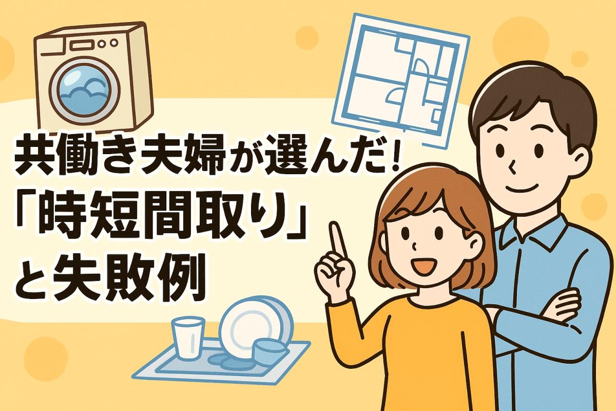 【2025年最新版】共働き夫婦が選んだ！後悔しない&ldquo;時短間取り&rdquo;と失敗例