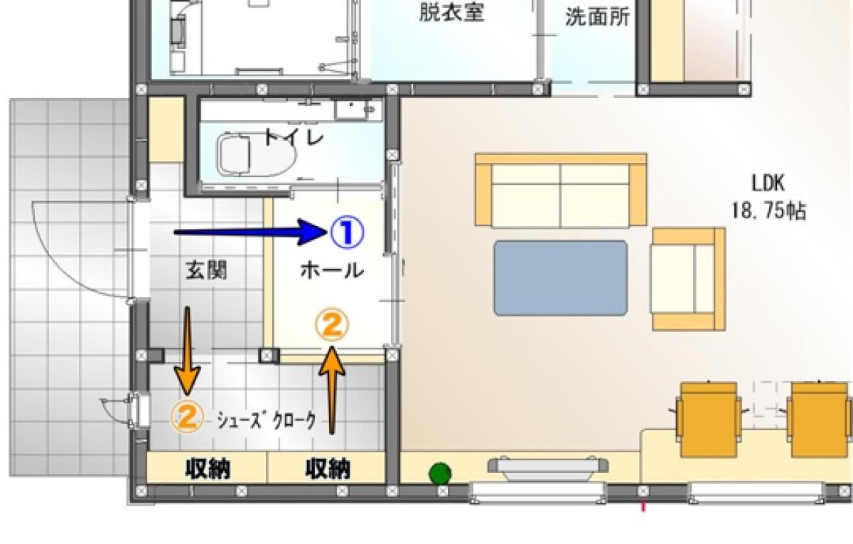 シューズクローク（2WAYクローク）を活用しましょう！